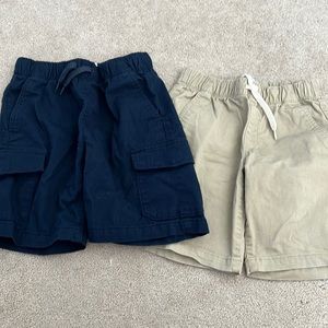 Old navy shorts.  Sold as set. 1 khaki/1 navy
